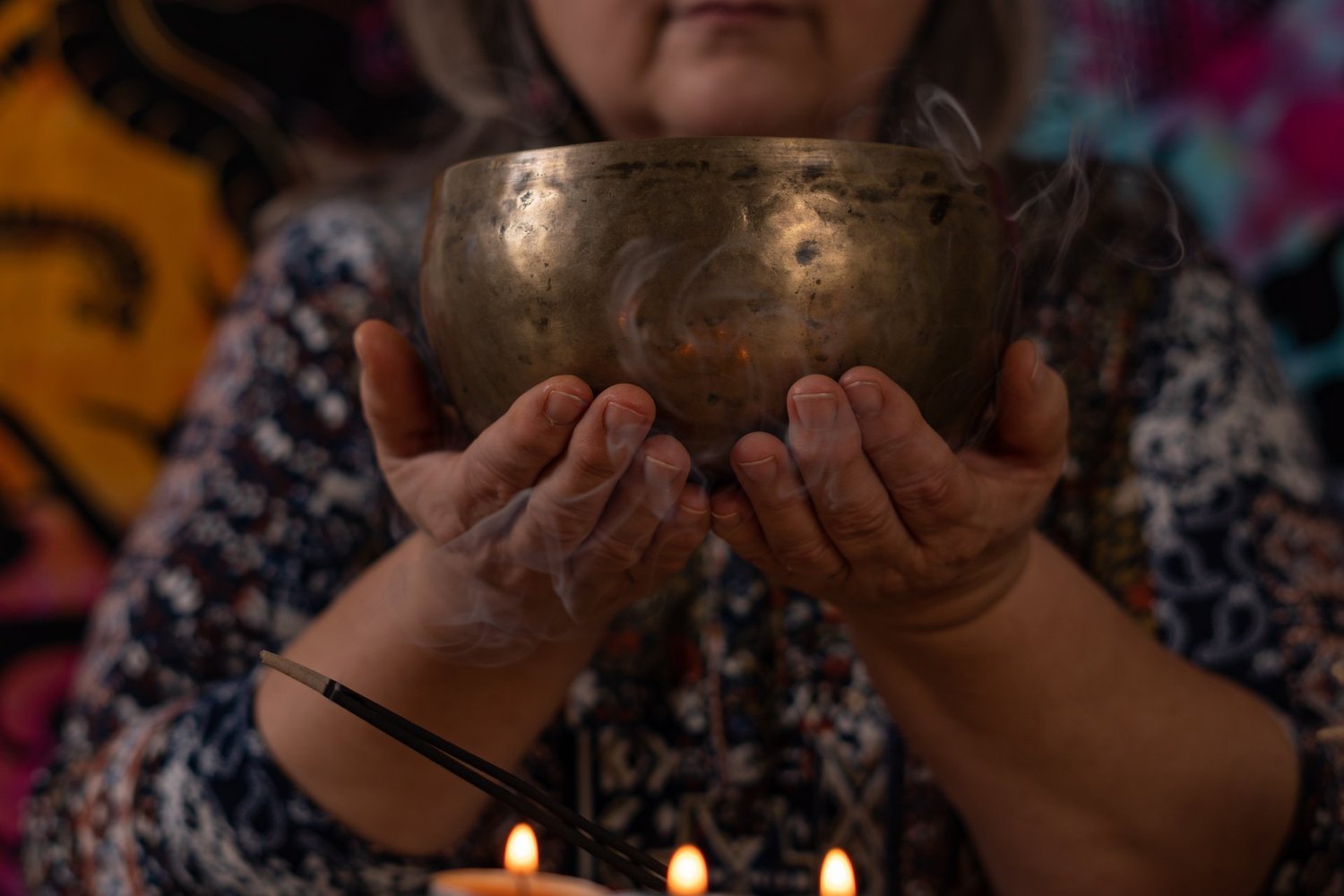 Sound-healing singing bowl experience in Sedona