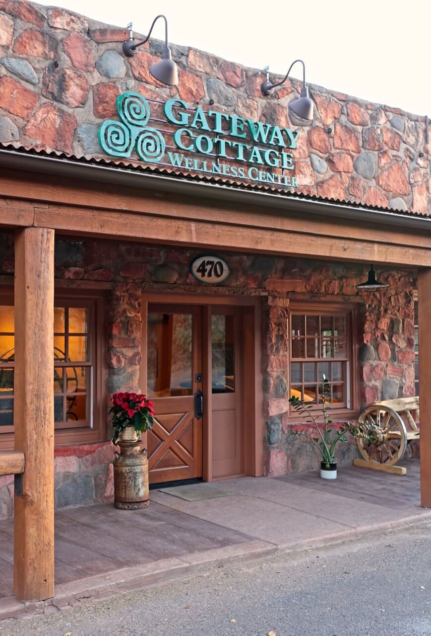 Gateway Cottage Wellness Center historic building in Uptown Sedona