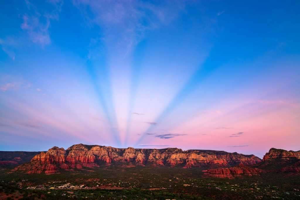 Airport Mesa Sedona sunset red rocks